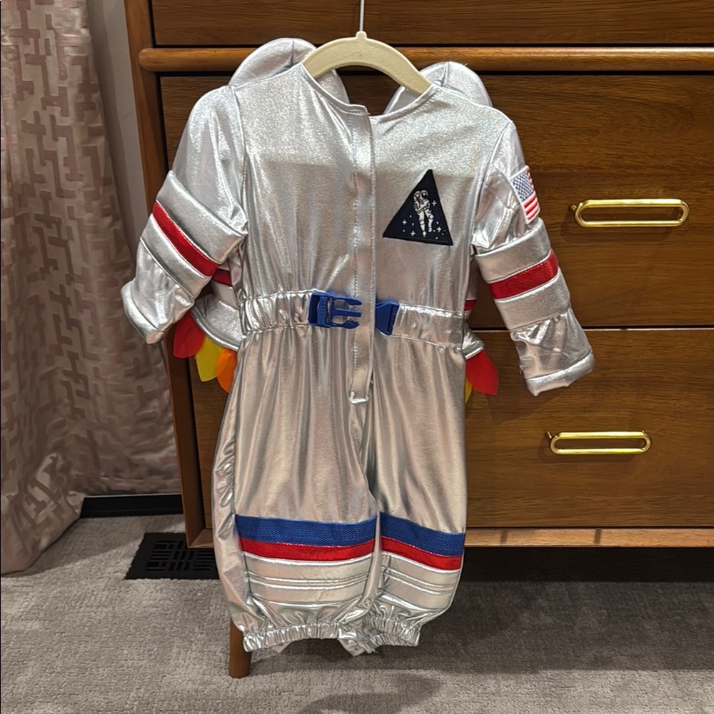 Pottery Barn Kids Silver Astronaut Costume